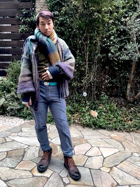 「Java（ジャバ）のアイテム」を使った、シシュウさん（メンズ・168cm）の冬コーディネート
