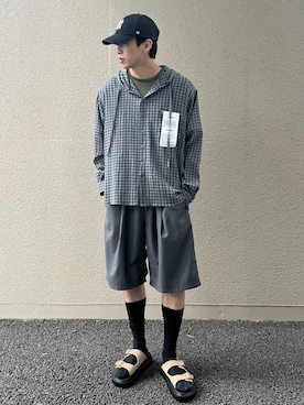「B.C STOCK（ベーセーストック）のアイテム」を使った、Joさん（メンズ・174cm）の夏コーディネート