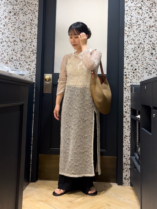 セール】メッシュニットワンピース《2025summer catalog item