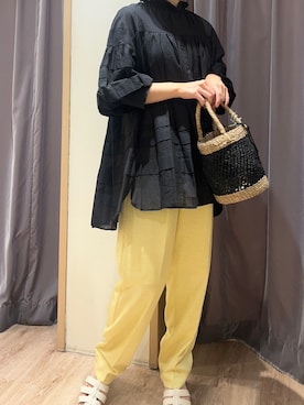 「Te chichi CLASSIC（テチチクラシック）のアイテム」を使った、yoriさん（レディース・155cm）の春コーディネート