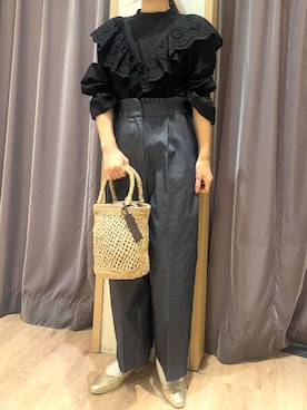 「Te chichi CLASSIC（テチチクラシック）のアイテム（バッグ）」を使った、yoriさん（レディース・155cm）の春コーディネート
