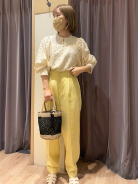 「Te chichi CLASSIC（テチチクラシック）のアイテム」を使った、yoriさん（レディース・155cm）の春コーディネート