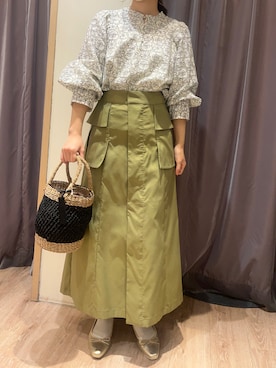 「Te chichi CLASSIC（テチチクラシック）のアイテム（バッグ）」を使った、yoriさん（レディース・155cm）の春コーディネート
