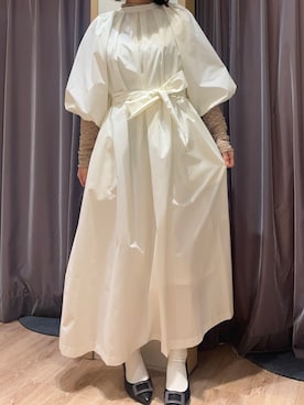 「Te chichi CLASSIC（テチチクラシック）のアイテム（ワンピース/ドレス）」を使った、yoriさん（レディース・155cm）の春コーディネート