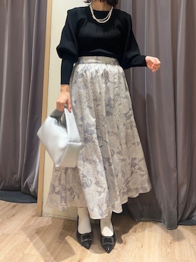 「Te chichi CLASSIC（テチチクラシック）のアイテム（トップス）」を使った、yoriさん（レディース・155cm）の春コーディネート
