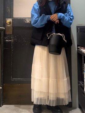 「Te chichi（テチチ）のアイテム（スウェット）」を使った、yoriさん（レディース・155cm）の秋コーディネート