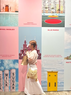 「LUDLOW（ラドロー）のアイテム」を使った、yoriさん（レディース・155cm）の春コーディネート