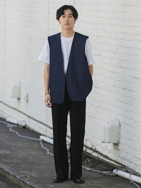 「Uiscel（ユイセル）のアイテム（その他）」を使った、taiseiさん（メンズ・174cm）の秋コーディネート
