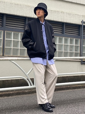 「SENSE OF PLACE by URBAN RESEARCH（センスオブプレイスバイアーバンリサーチ）のアイテム（スタジャン）」を使った、taiseiさん（メンズ・174cm）の秋コーディネート