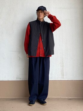 「Uiscel（ユイセル）のアイテム（ジャケット/アウター）」を使った、taiseiさん（メンズ・174cm）の秋コーディネート
