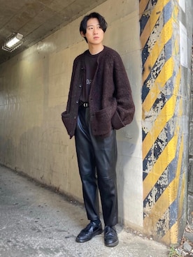「stein（シュタイン）のアイテム」を使った、taiseiさん（メンズ・174cm）の春コーディネート