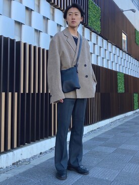 「stein（シュタイン）のアイテム」を使った、taiseiさん（メンズ・174cm）の冬コーディネート