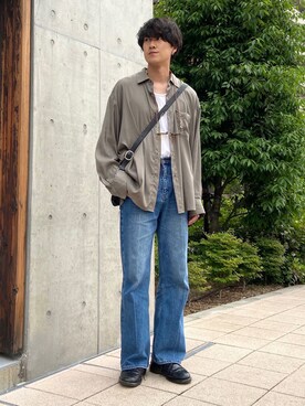 「stein（シュタイン）のアイテム」を使った、taiseiさん（メンズ・174cm）の春コーディネート