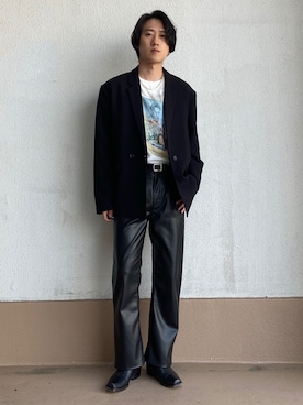 「Uiscel（ユイセル）のアイテム」を使った、taiseiさん（メンズ・174cm）の春コーディネート