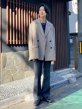 「stein（シュタイン）のアイテム」を使った、taiseiさん（メンズ・174cm）の冬コーディネート