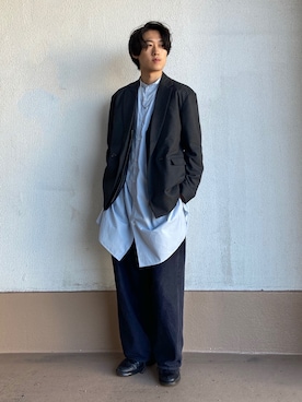 「SENSE OF PLACE by URBAN RESEARCH（センスオブプレイスバイアーバンリサーチ）のアイテム（テーラードジャケット）」を使った、taiseiさん（メンズ・174cm）の冬コーディネート