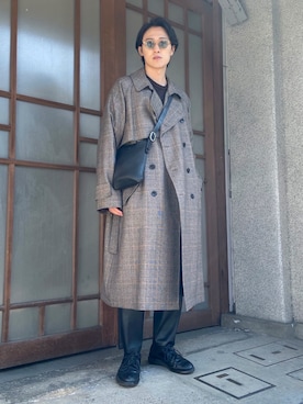 「stein（シュタイン）のアイテム」を使った、taiseiさん（メンズ・174cm）の冬コーディネート