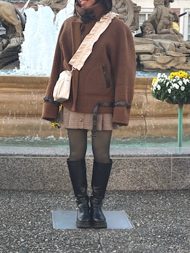 「DEICY（デイシー）のアイテム」を使った、ちぃさん（レディース・154cm）の冬コーディネート