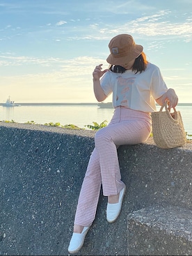 nnmさん（レディース・149cm）の夏コーディネート