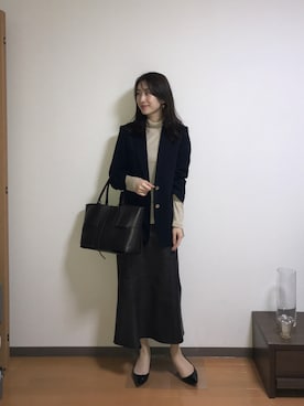 「Gabriela Coll Garments（ガブリエラコールガーメンツ）のアイテム」を使った、choeさん（レディース・163cm）の冬コーディネート
