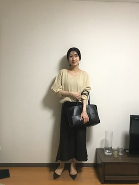 「Gabriela Coll Garments（ガブリエラコールガーメンツ）のアイテム」を使った、choeさん（レディース・163cm）の冬コーディネート