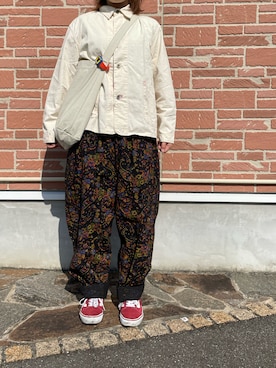 「ペイント」｜「アイテム（ジャケット/アウター）」を使った、Ysmさん（レディース・157cm）の秋コーディネート