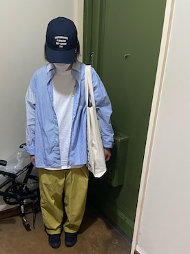 「TIMEX（タイメックス）のアイテム」を使った、Ysmさん（レディース・157cm）の春コーディネート