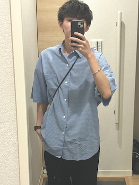 「アイテム（その他シューズ）」を使った、YASUさん（メンズ・172cm・20代）の夏コーディネート