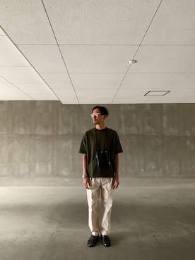 「NUNC（ヌンク）のアイテム」を使った、uさん（メンズ・168cm）の秋コーディネート