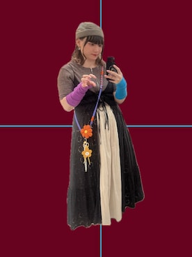 「14+（イチヨンプラス）のアイテム」を使った、みんさん（レディース・155cm）の春コーディネート