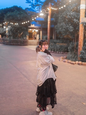 「MAISON SPECIAL（メゾンスペシャル）のアイテム（シャツ/ブラウス）」を使った、みんさん（レディース・155cm）の夏コーディネート