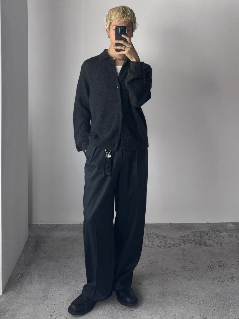 パンツ lidnm Wool Chalk Stripe Slacks M LIDNM / Llife ONLINE STORE / Wool Chalk Stripe Slacks