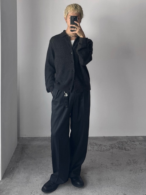 LIDNM（リドム）の「Wool Chalk Stripe Slacks（スラックス