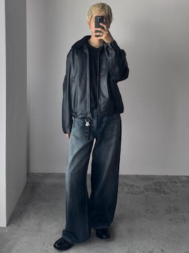 「アイテム（リング）」を使った、たき さん（メンズ・170cm・20代）の秋コーディネート