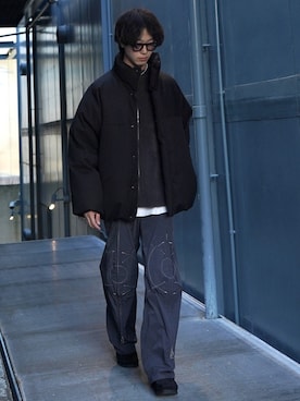 「YOHEI OHNO（ヨウヘイオオノ）のアイテム」を使った、たき さん（メンズ・170cm）の秋コーディネート