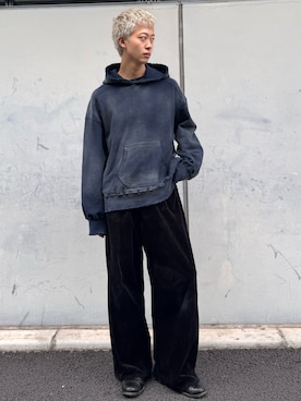 「LIDNM（リドム）のアイテム（パンツ）」を使った、たき さん（メンズ・170cm）の秋コーディネート