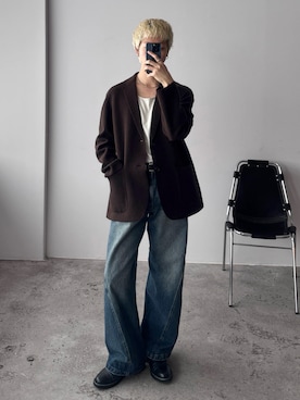 たき さん（メンズ・170cm）の冬コーディネート