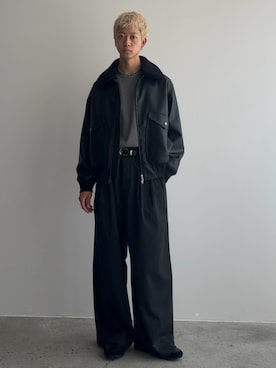 「アイテム（イヤリング）」を使った、たき さん（メンズ・170cm）の秋コーディネート