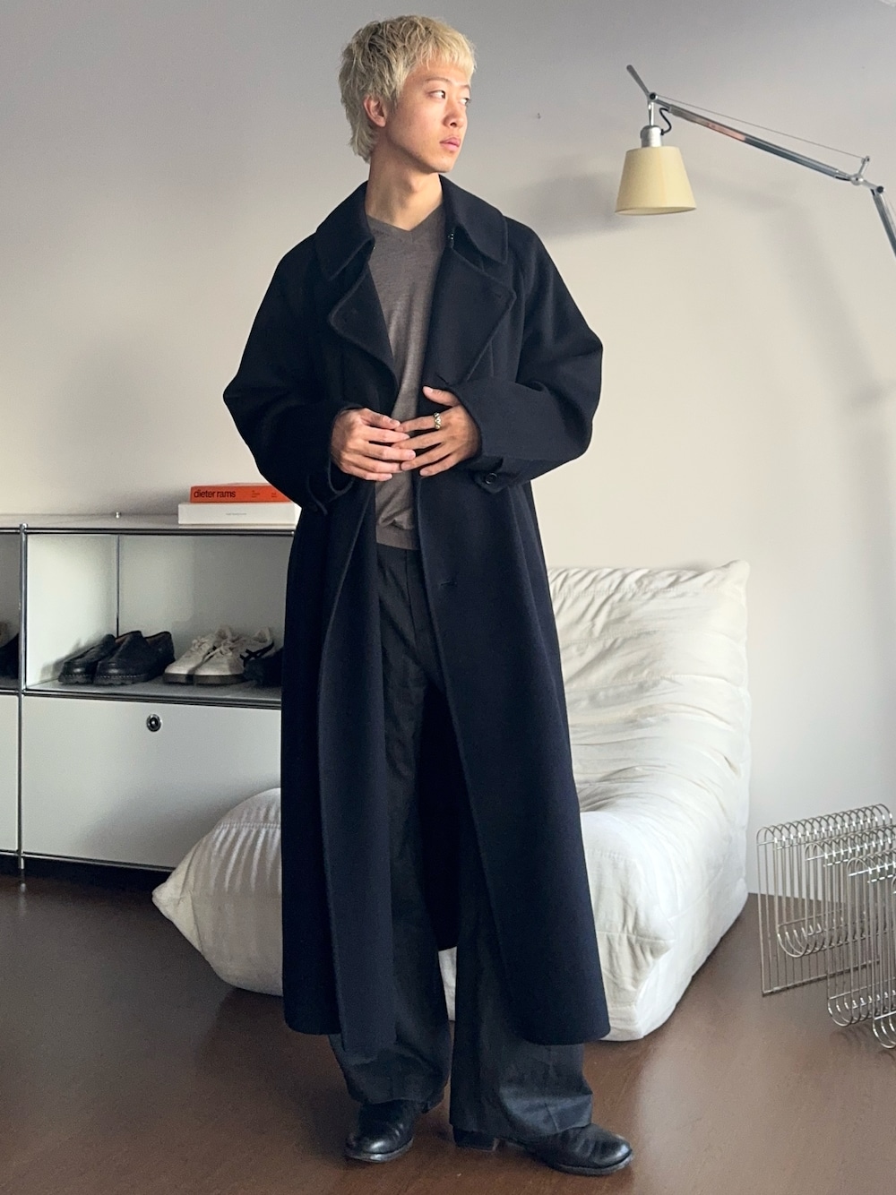 LIDNM（リドム）の「Wool Chalk Stripe Slacks（スラックス）」 - WEAR