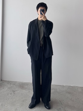 「LIDNM（リドム）のアイテム（パンツ）」を使った、たき さん（メンズ・170cm）の春コーディネート