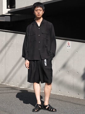 「LIDNM（リドム）のアイテム」を使った、たき さん（メンズ・170cm）の夏コーディネート