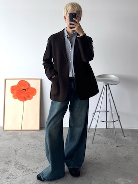 「アイテム（ジャケット/アウター）」を使った、たき さん（メンズ・170cm）の秋コーディネート