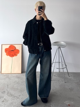 「アイテム（イヤリング）」を使った、たき さん（メンズ・170cm）の秋コーディネート