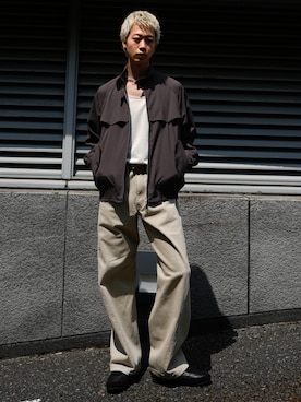 「スニーカーコーデ」｜「アイテム（ジャケット/アウター）」を使った、たき さん（メンズ・170cm）の夏コーディネート