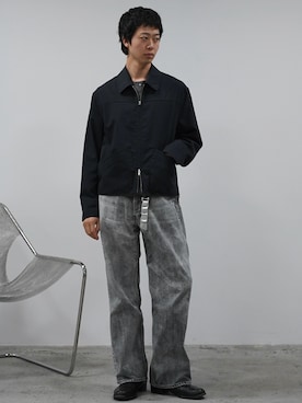 「LIDNM（リドム）のアイテム（ジャケット/アウター）」を使った、たき さん（メンズ・170cm）の春コーディネート