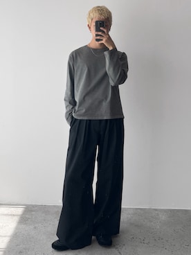 「アイテム（パンツ）」を使った、たき さん（メンズ・170cm）の秋コーディネート