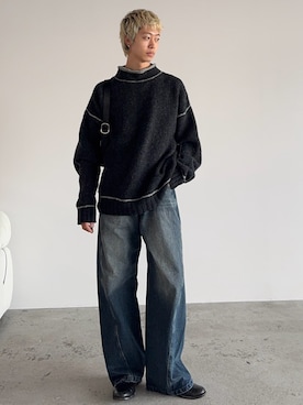 「アイテム（イヤリング）」を使った、たき さん（メンズ・170cm・20代）の冬コーディネート