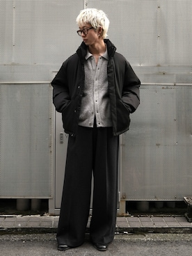 「アイテム（イヤリング）」を使った、たき さん（メンズ・170cm）の秋コーディネート