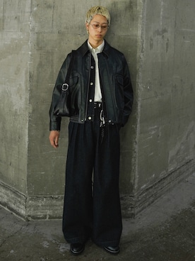 「秋服」｜「アイテム（ブルゾン）」を使った、たき さん（メンズ・170cm）の秋コーディネート
