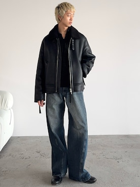 「アイテム（イヤリング）」を使った、たき さん（メンズ・170cm・20代）の冬コーディネート